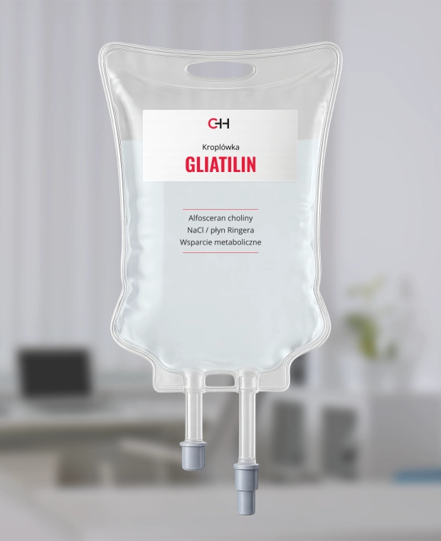 Zdjęcie kroplówki z Gliatilinem